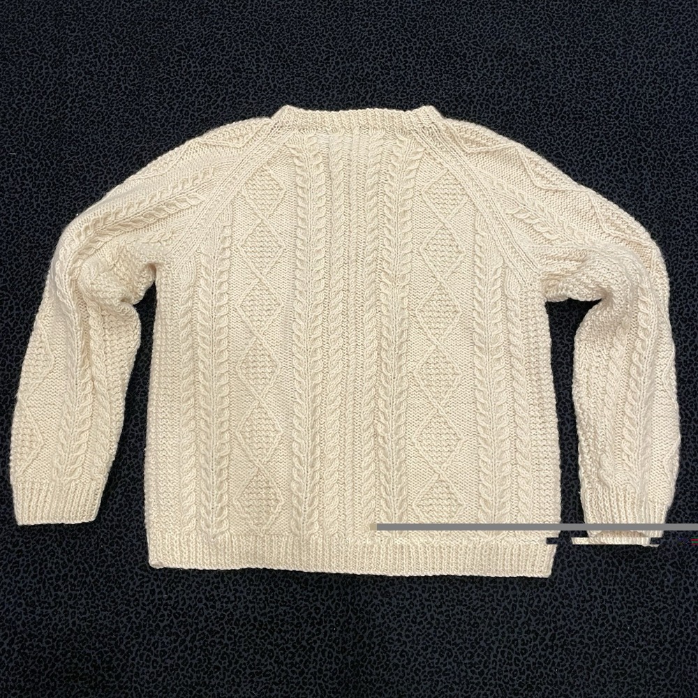 Fisherman‎ Coastal Preppy Sweater Cable Knit Heritage Layering Classic Wool READ - Picture 3 of 9